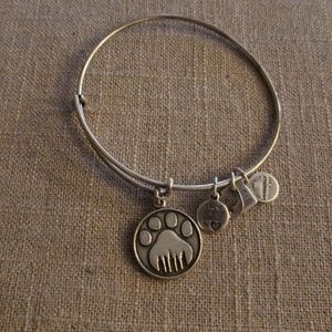 Alex and Ani dog paw bangle